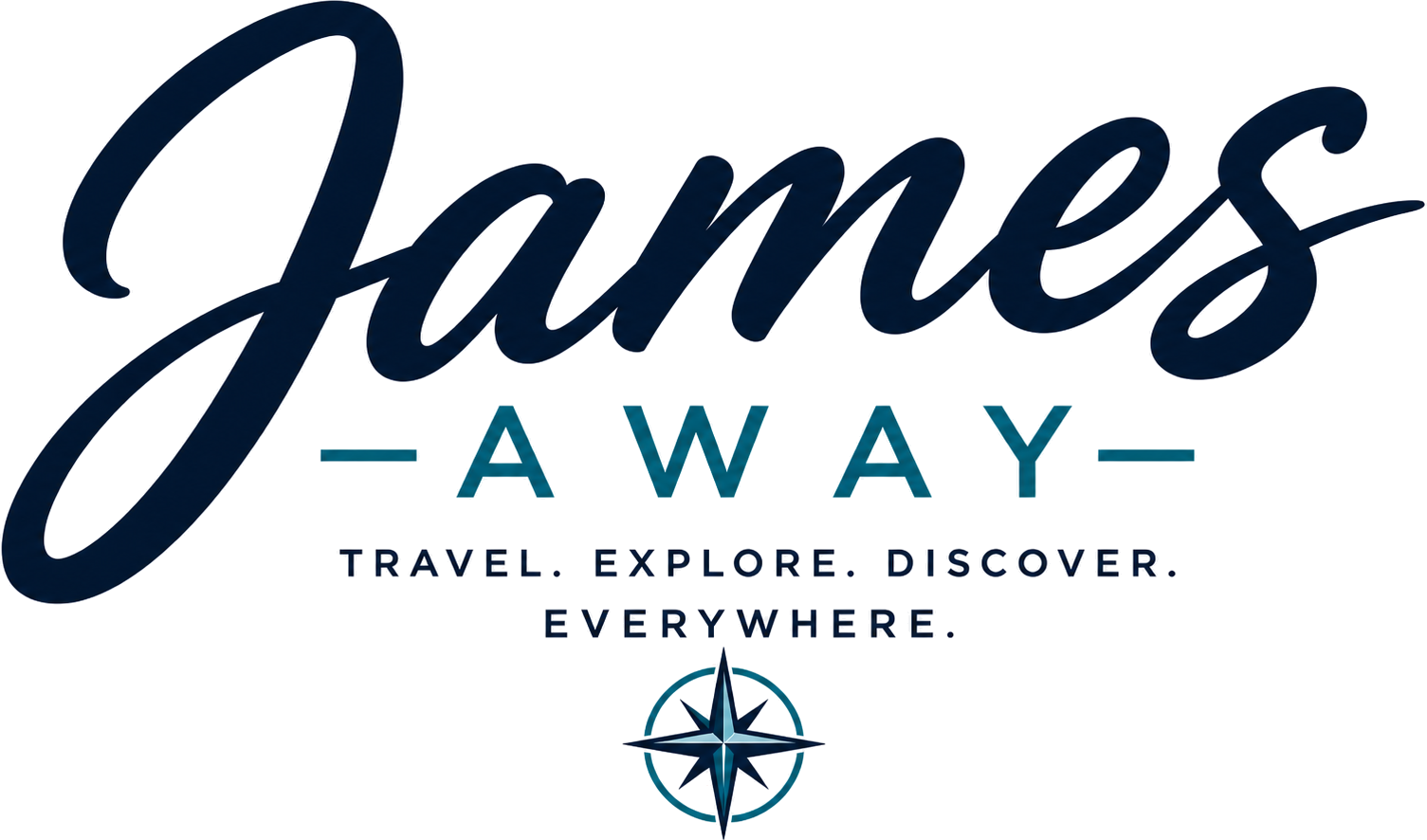 James Away Text logo